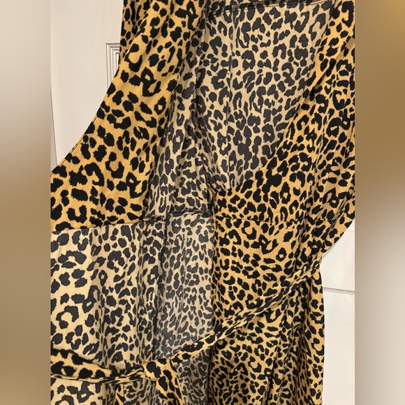 SANS SOUCI LEOPARD WRAP DRESS - Picture 3 of 5
